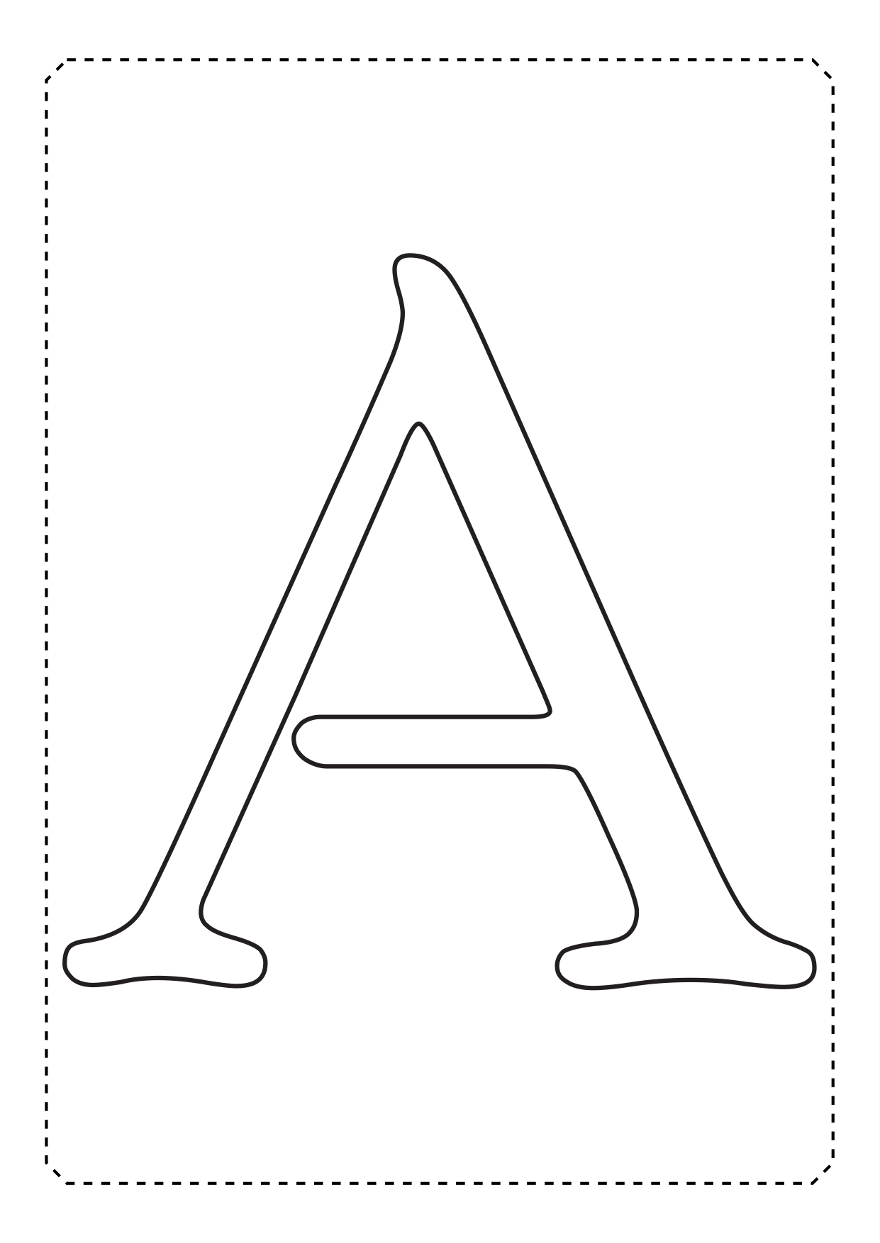 Alphabet coloring letters (1)