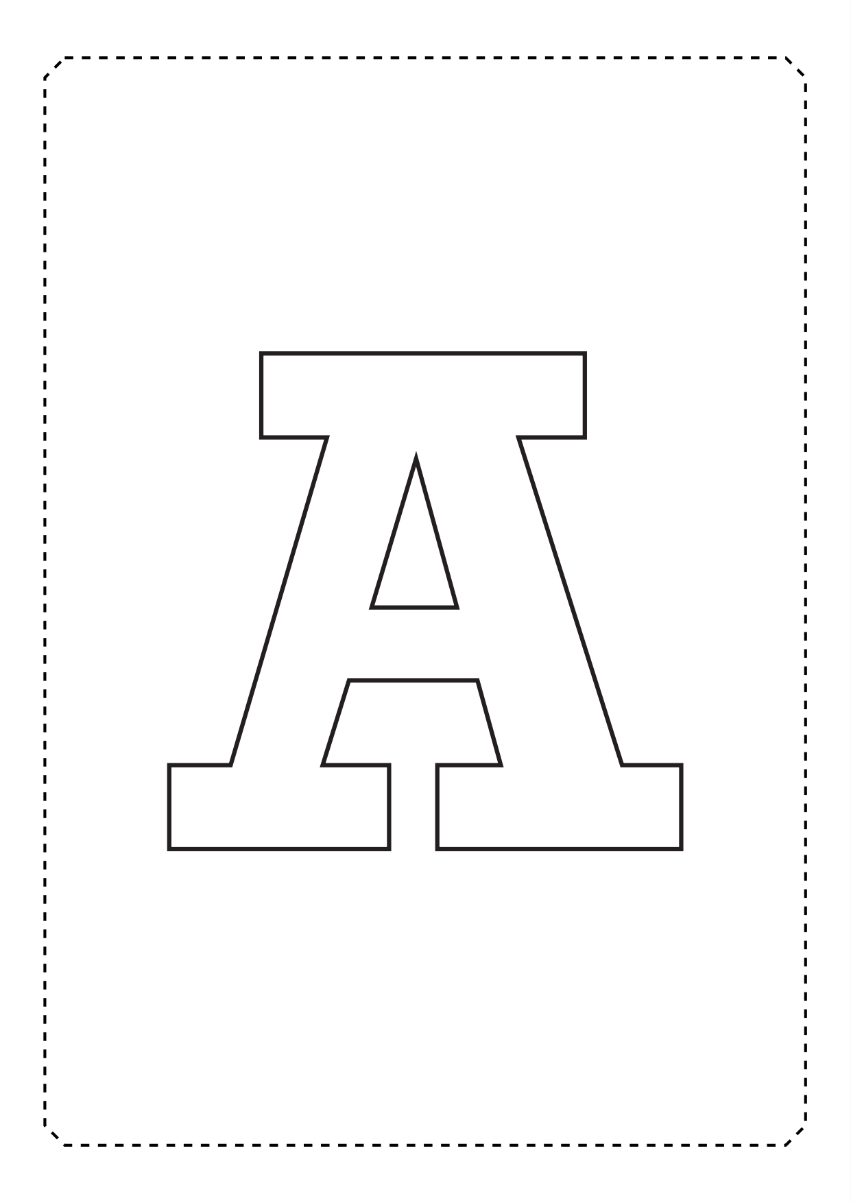 Alphabet coloring letters (1)