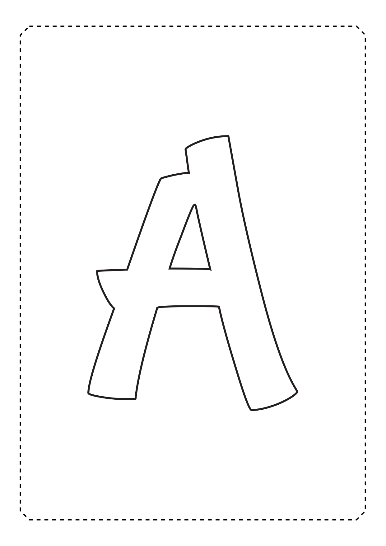 Alphabet coloring letters (1)