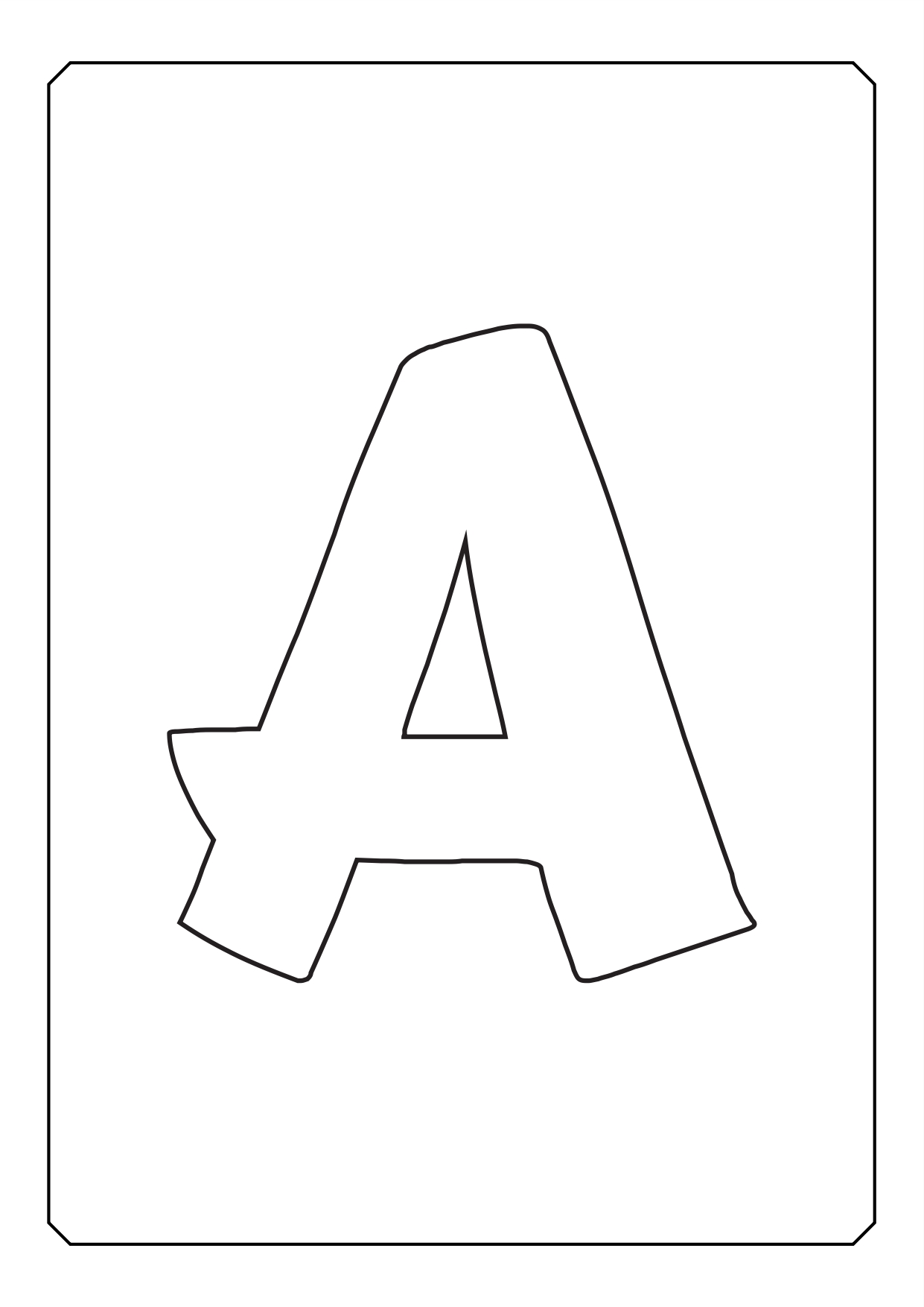 Alphabet coloring letters (1)