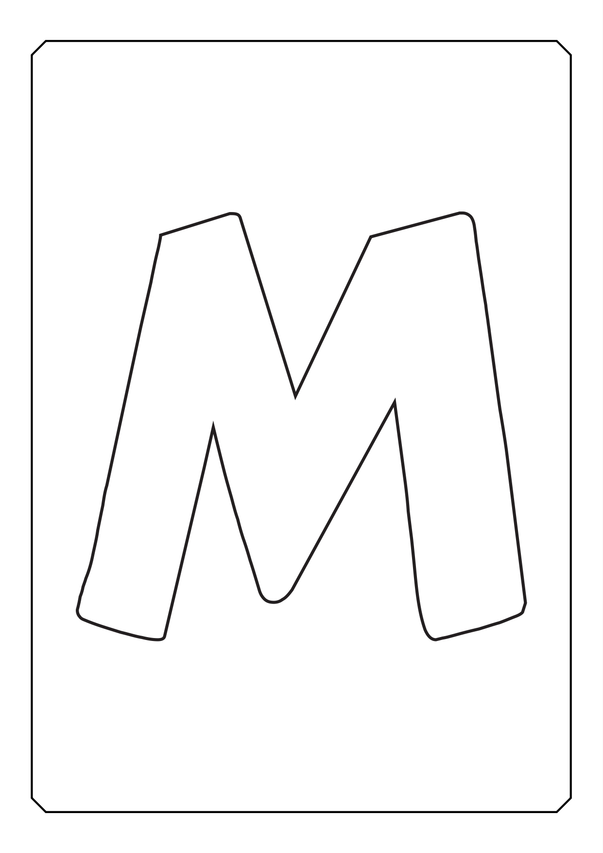 Alphabet coloring letters (13)