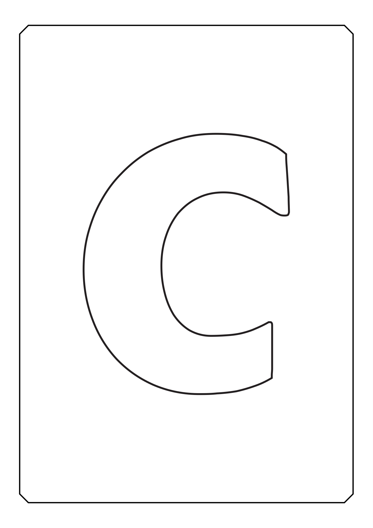 Alphabet coloring letters (3)