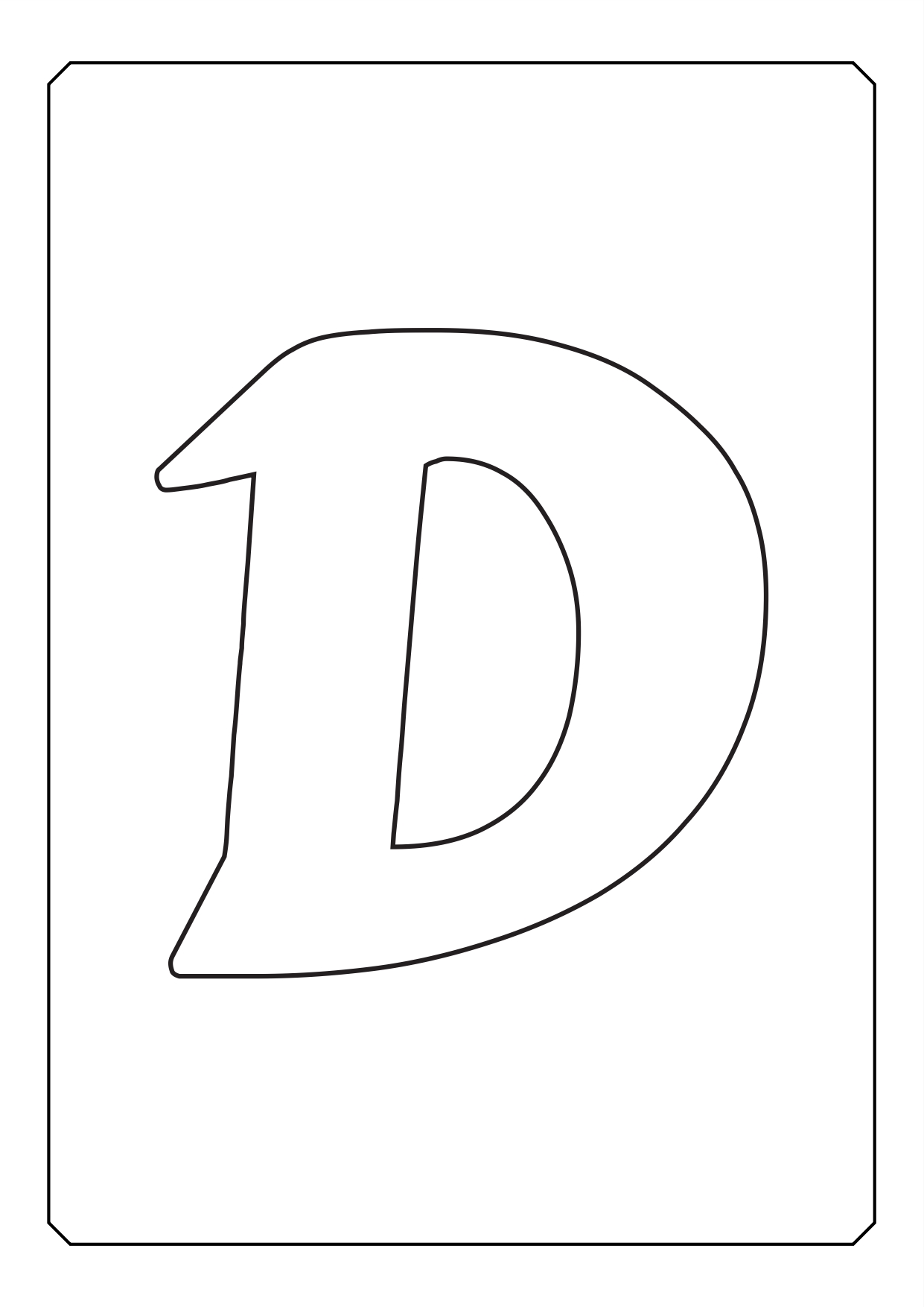 Alphabet coloring letters (4)