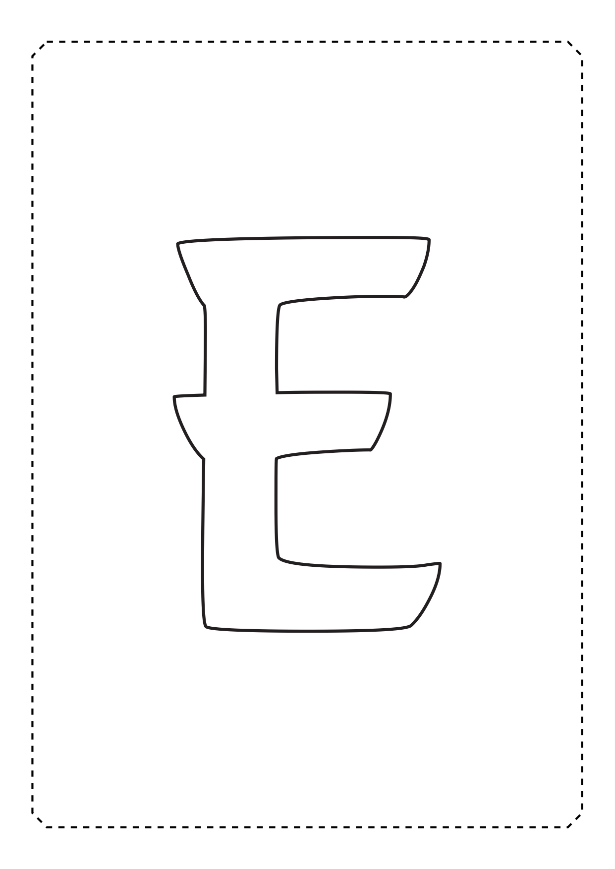 Alphabet coloring letters (5)