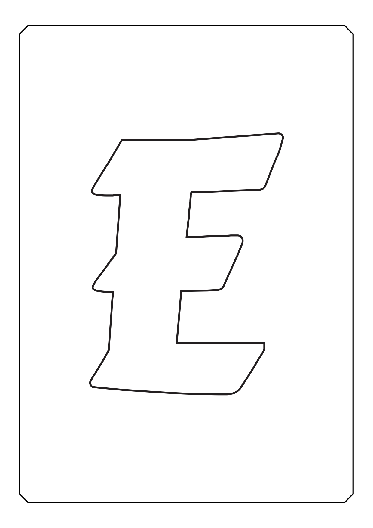 Alphabet coloring letters (5)