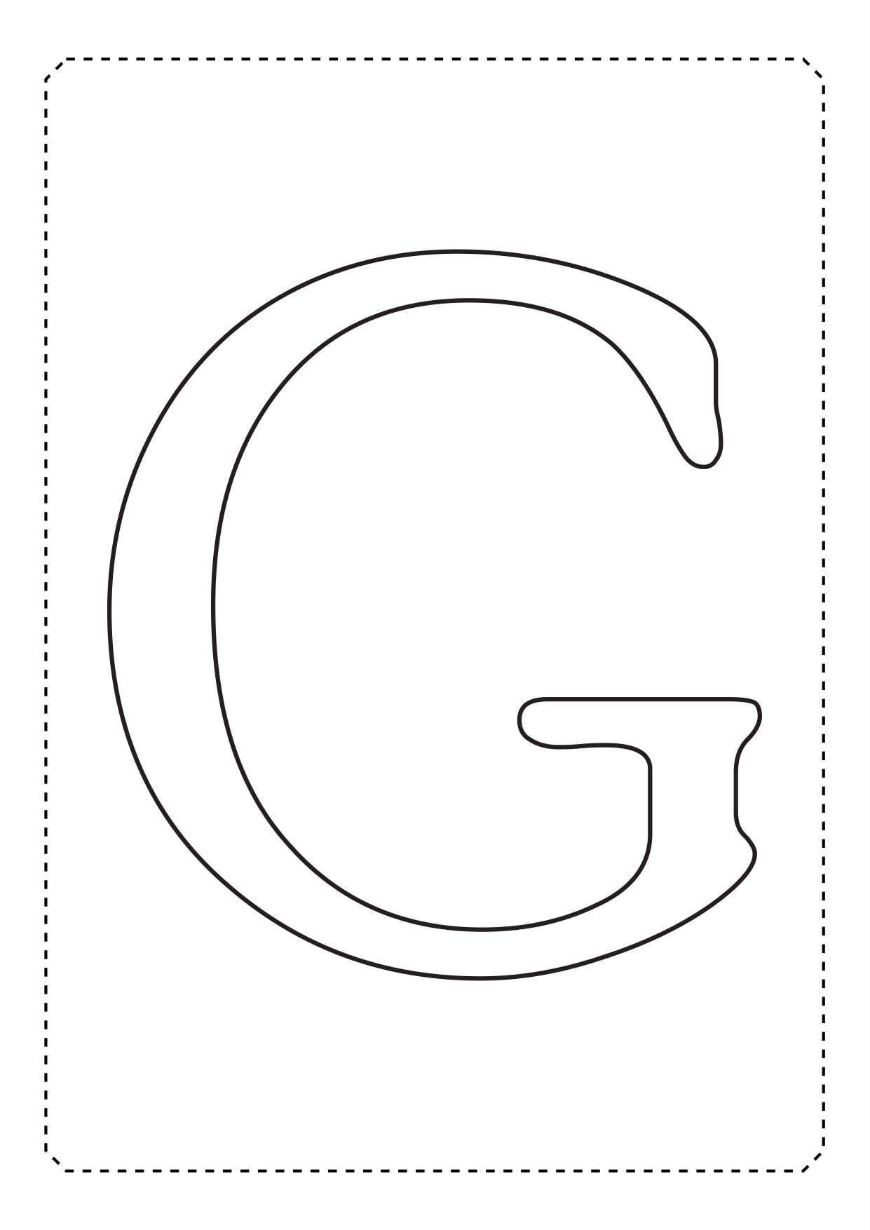 Alphabet coloring letters (7)