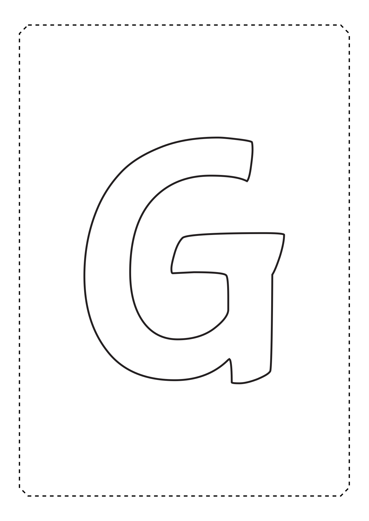 Alphabet coloring letters (7)