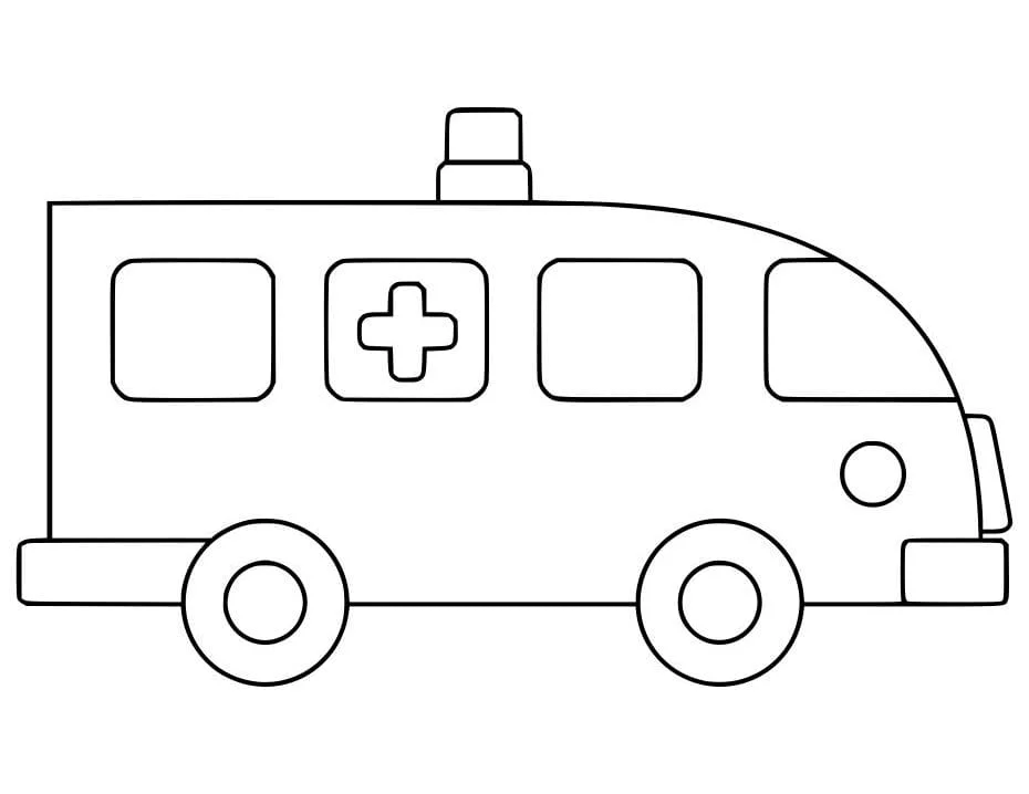 Ambulance coloring page (27)