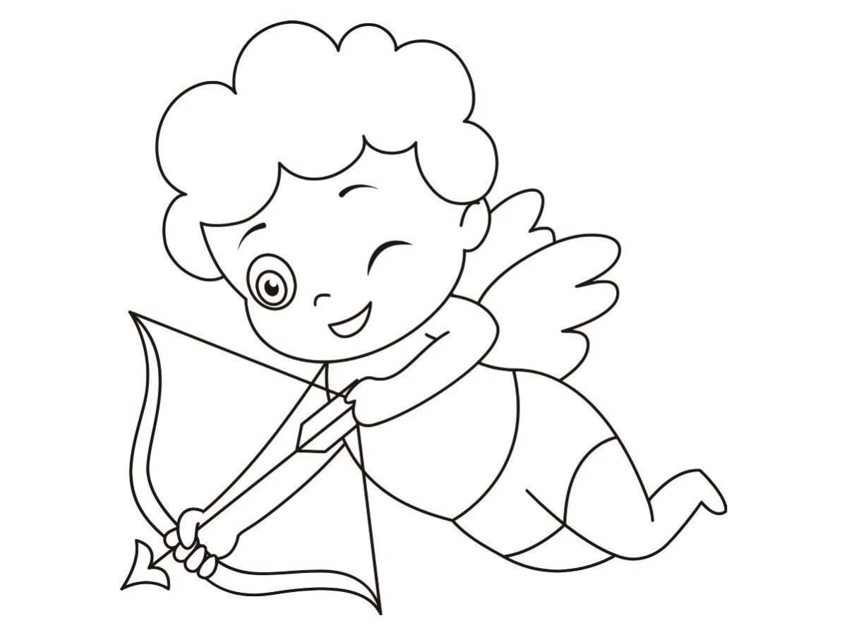 Angels coloring page (1)