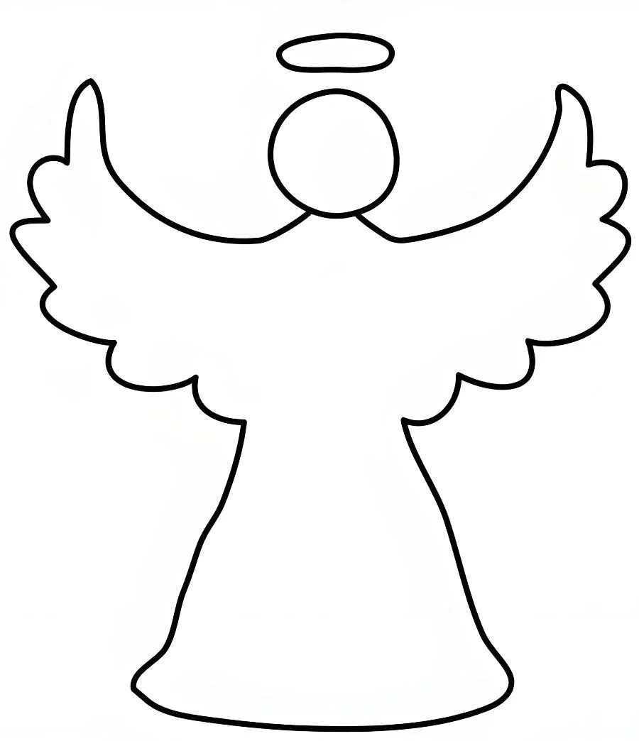 Angels coloring page (15)