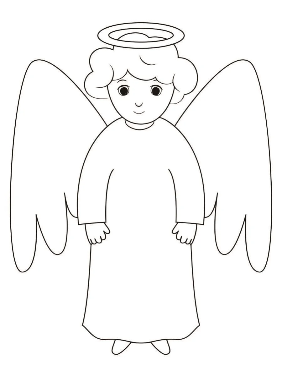 Angels coloring page (17)