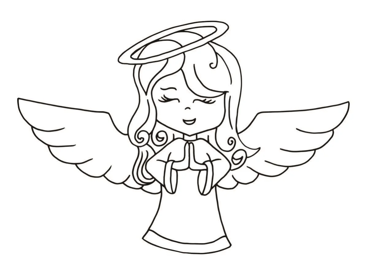 Angels coloring page (21)