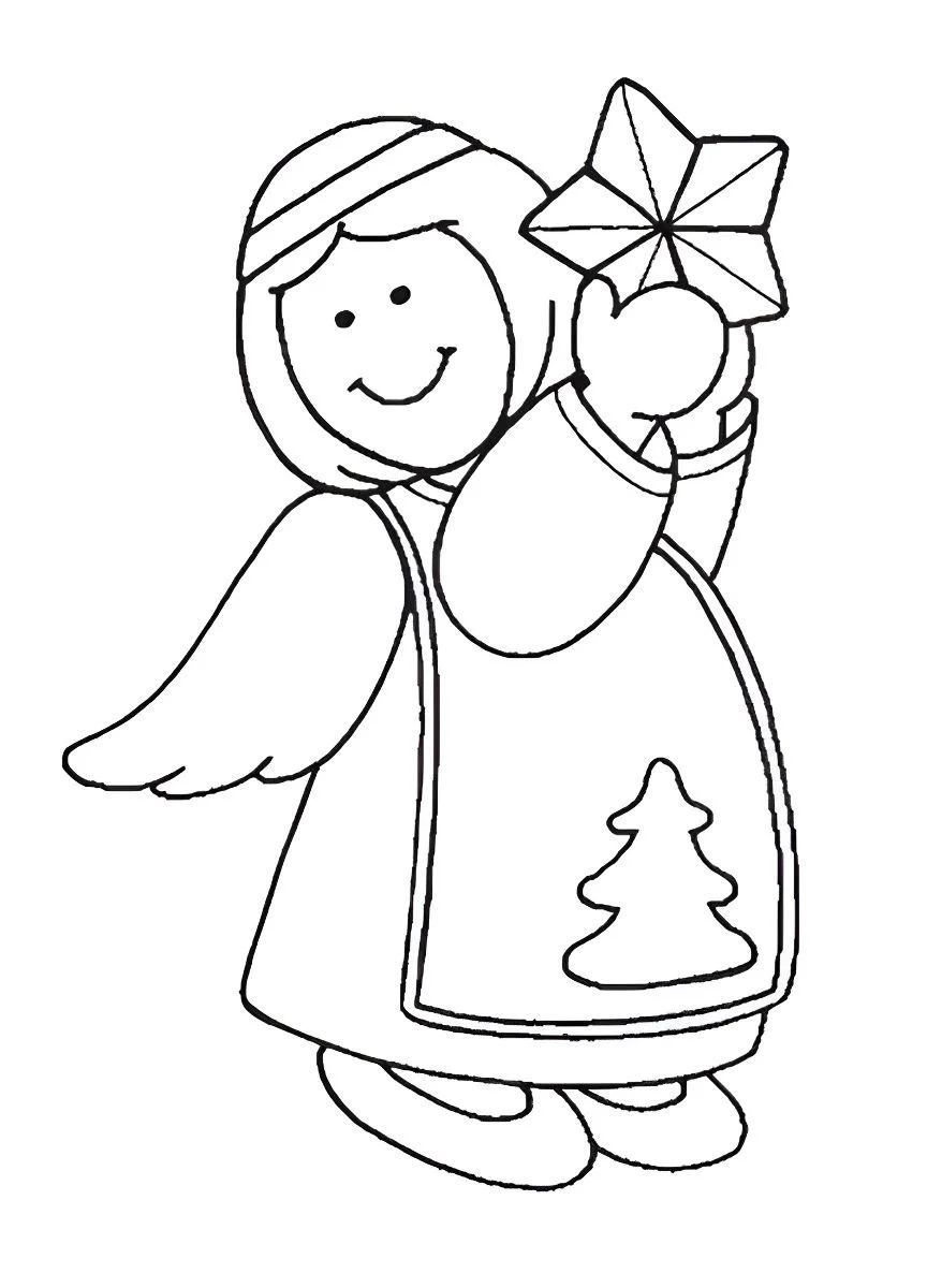 Angels coloring page (22)