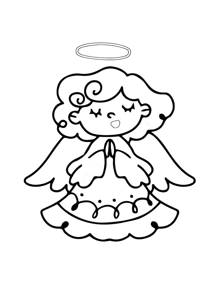 Angels coloring page (23)