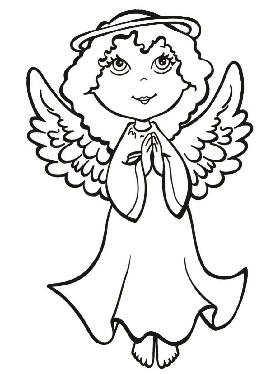 Angels coloring page (25)