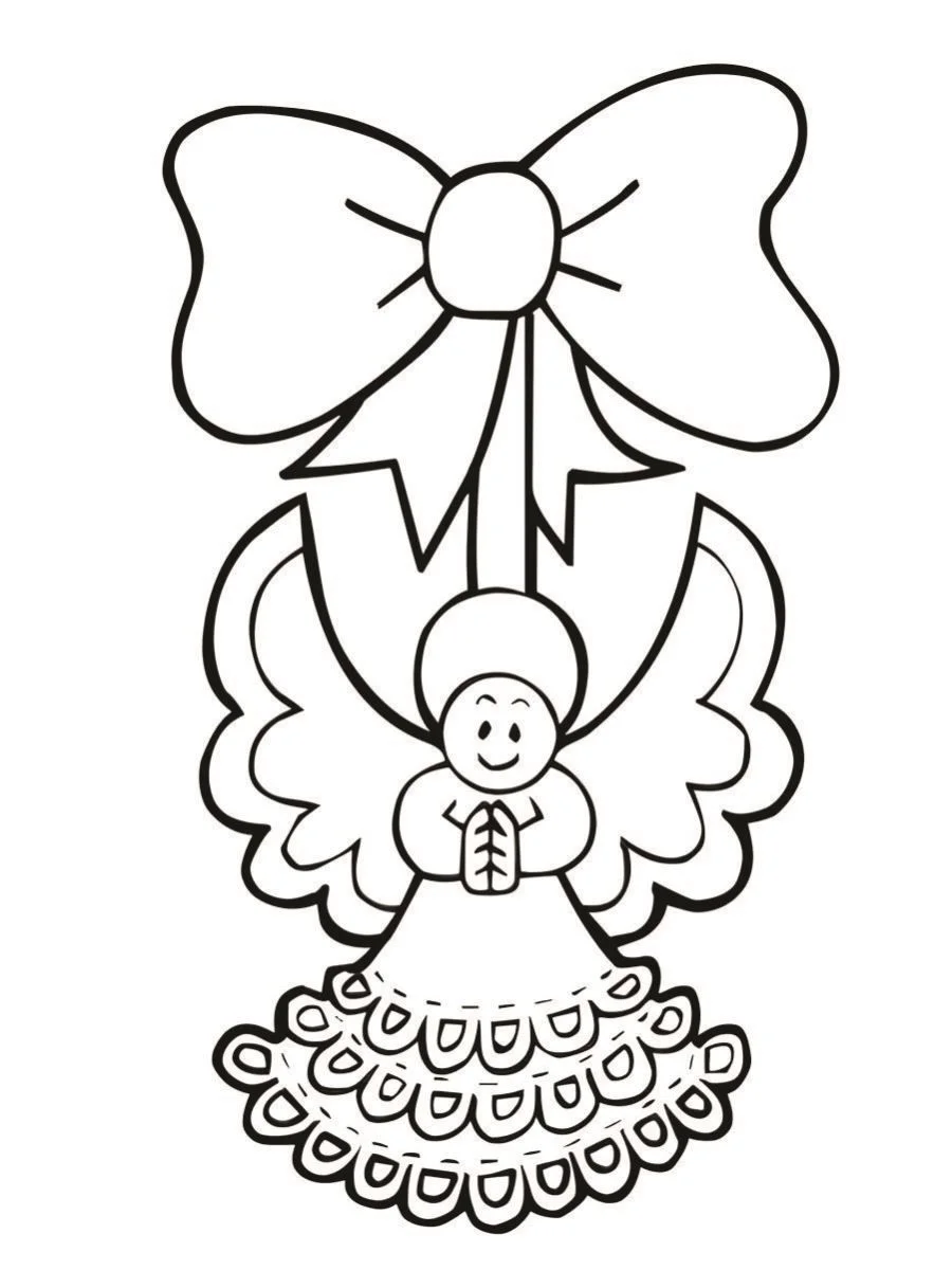 Angels coloring page (26)