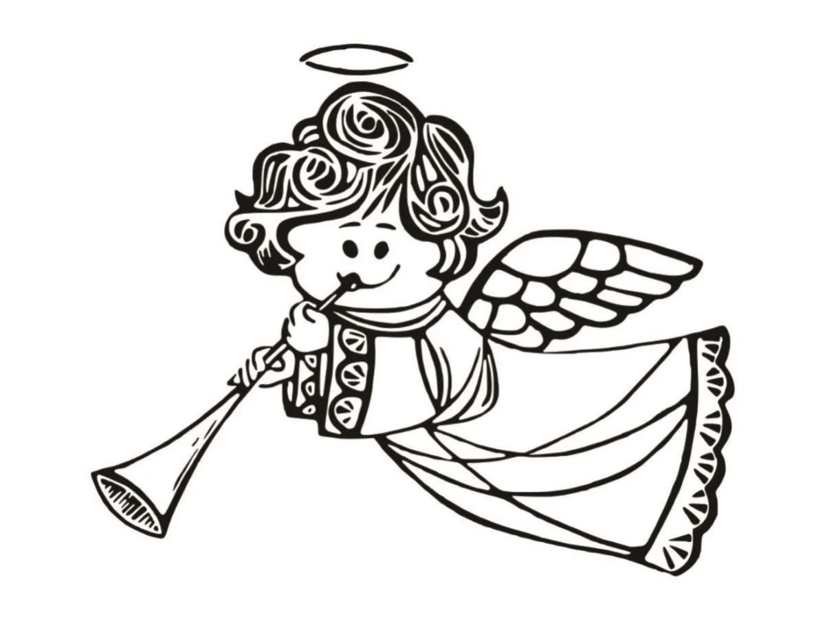 Angels coloring page (31)