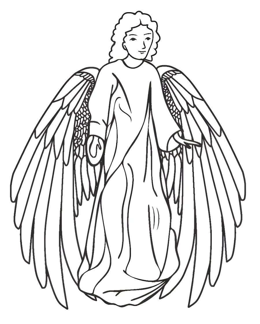 Angels coloring page (33)