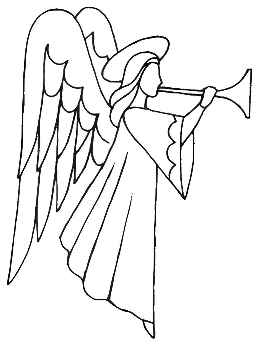 Angels coloring page (35)