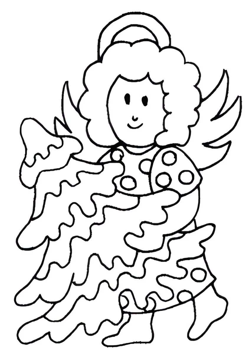 Angels coloring page (38)