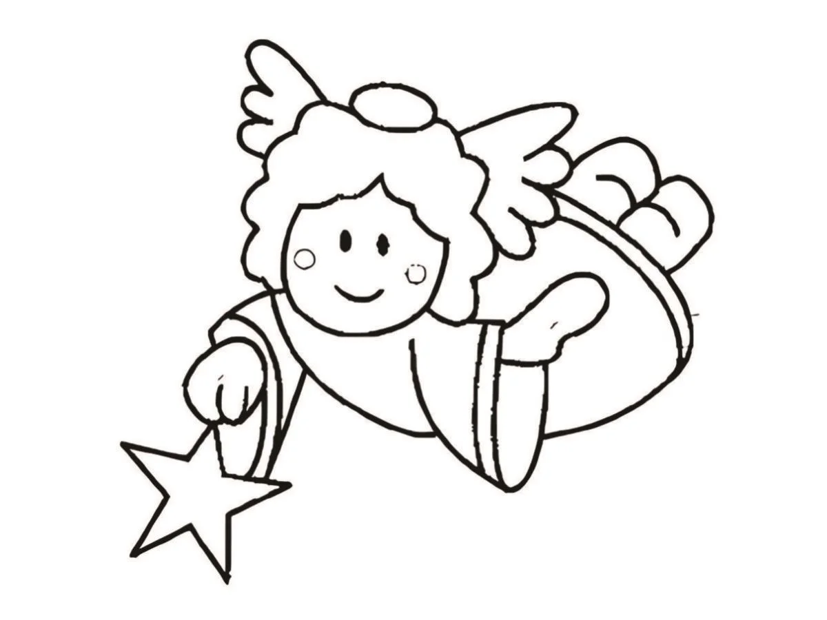 Angels coloring page (40)