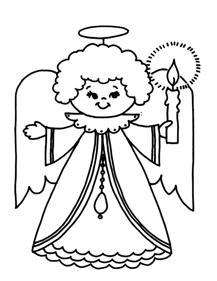 Angels coloring page (44)