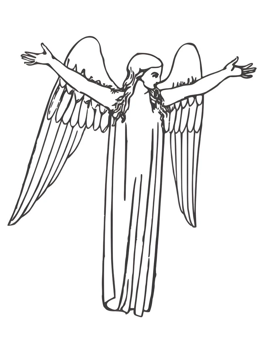 Angels coloring page (58)