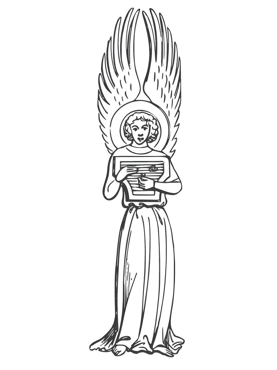 Angels coloring page (60)