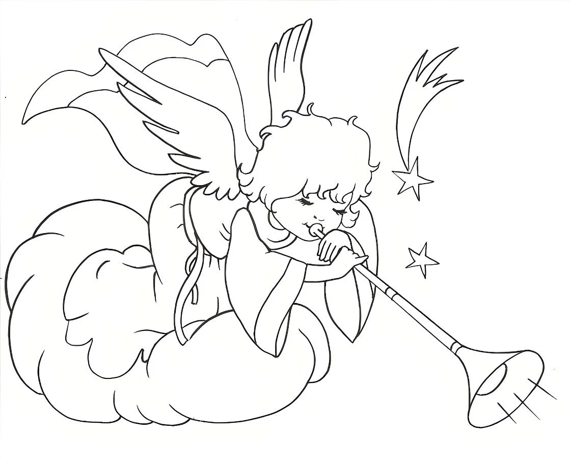 Angels coloring page (65)