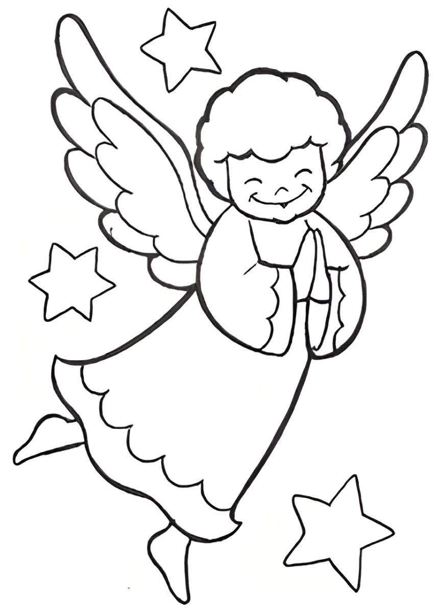 Angels coloring page (67)