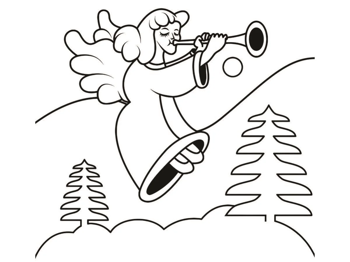 Angels coloring page (69)