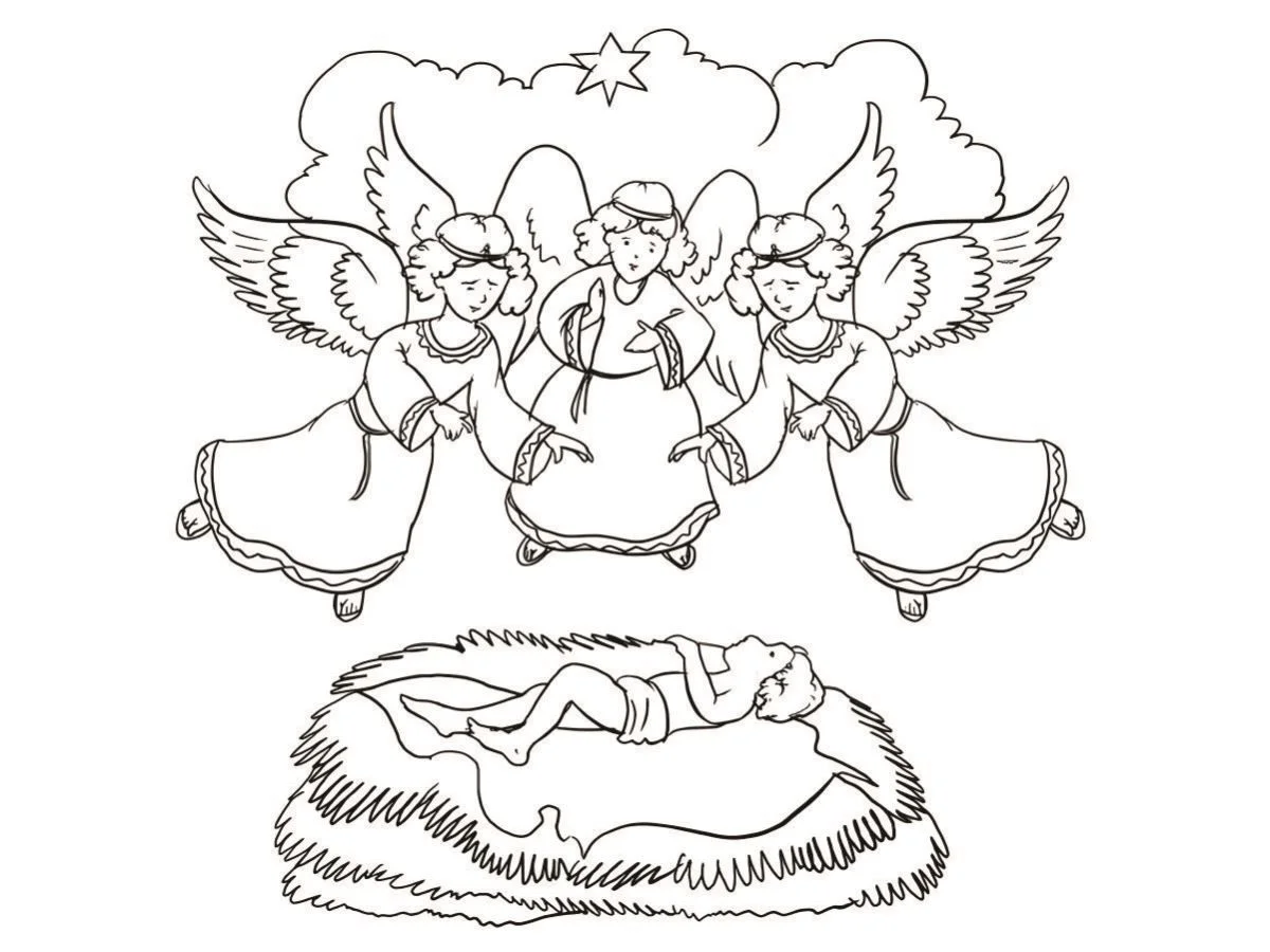 Angels coloring page (71)