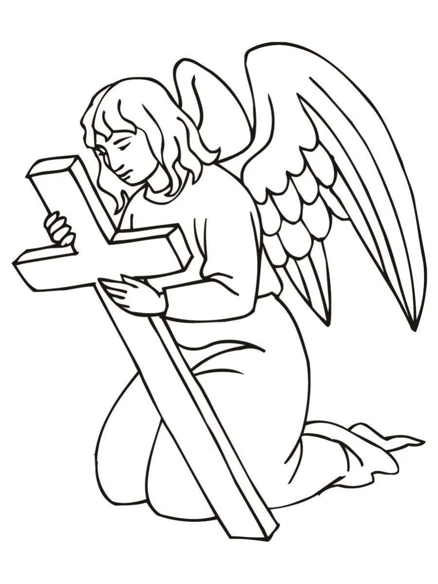 Angels coloring page (9)