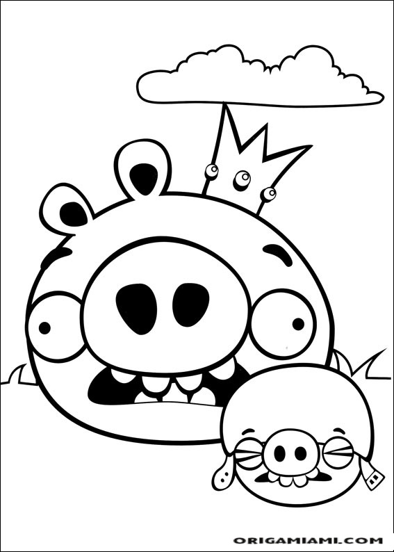 Angy birds coloring page (12)