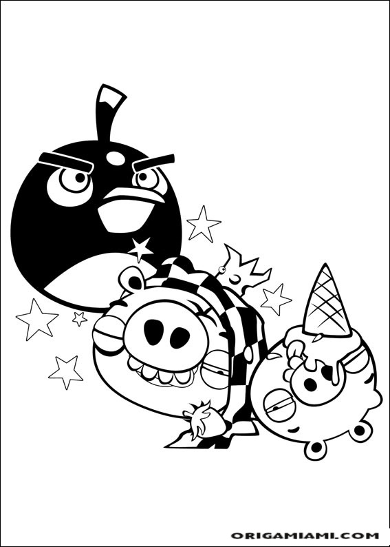 Angy birds coloring page (17)