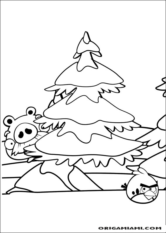 Angy birds coloring page (36)