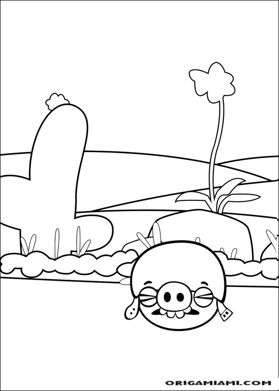 Angy birds coloring page (45)