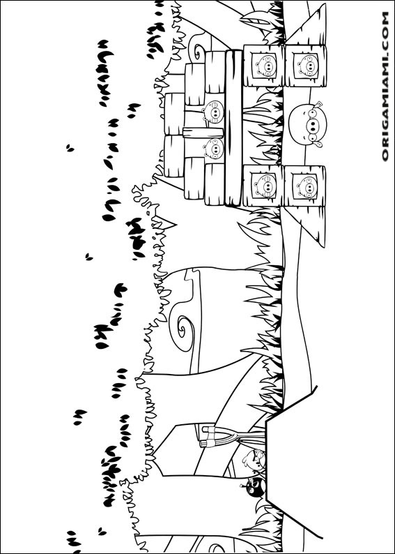 Angy birds coloring page (5)