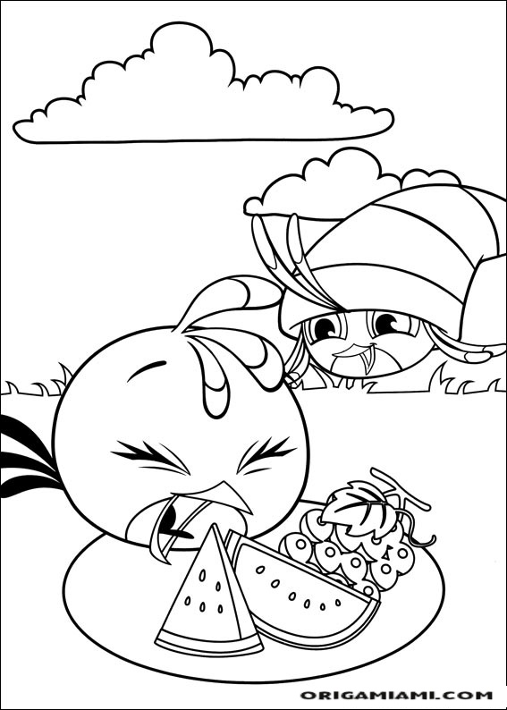 Angy birds coloring page (74)