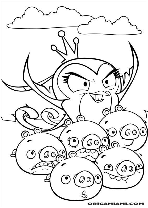 Angy birds coloring page (77)