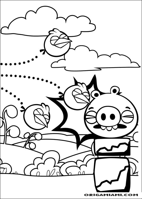 Angy birds coloring page (9)