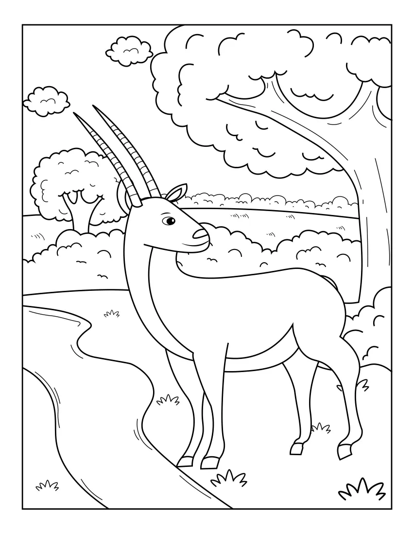 Animals coloring page (1)