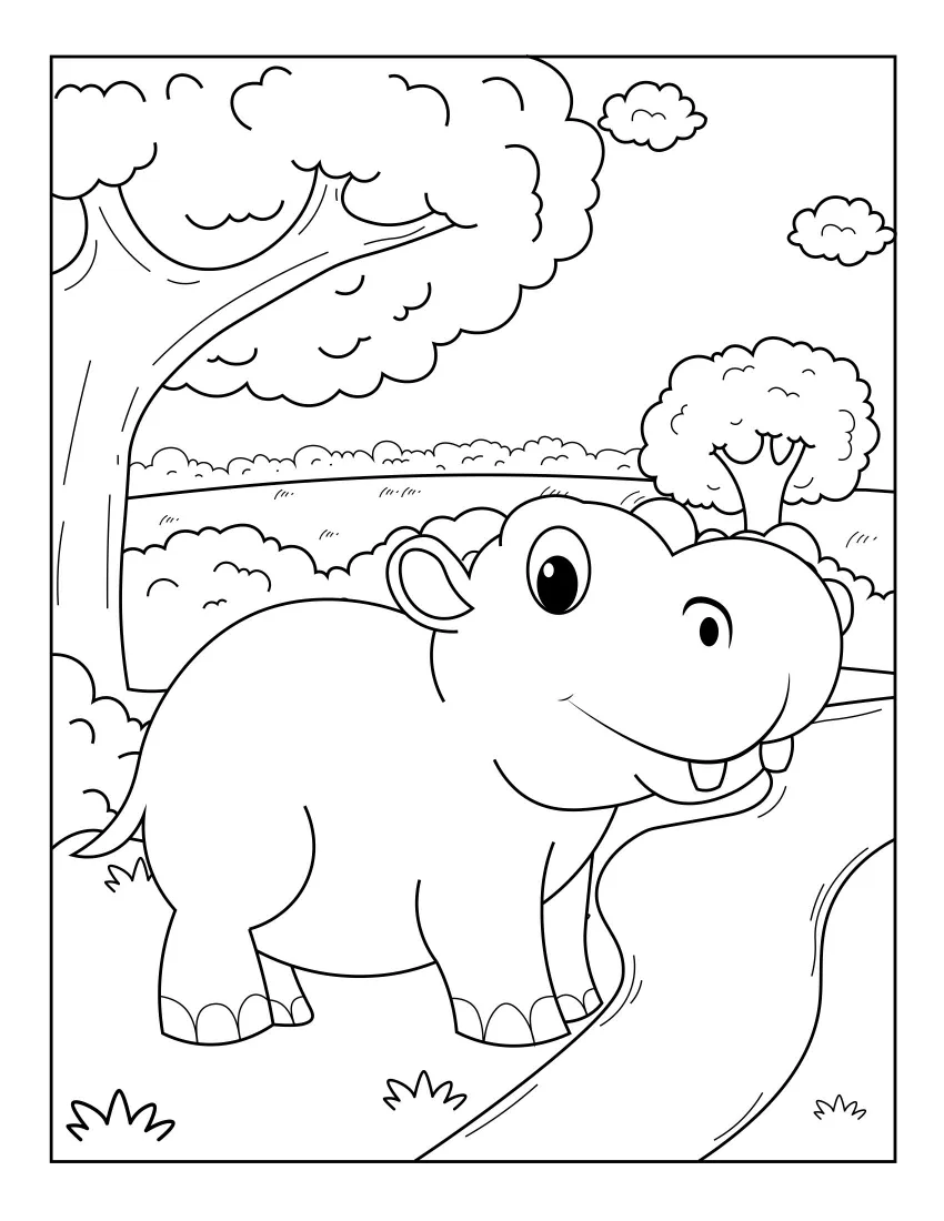 Animals coloring page (11)