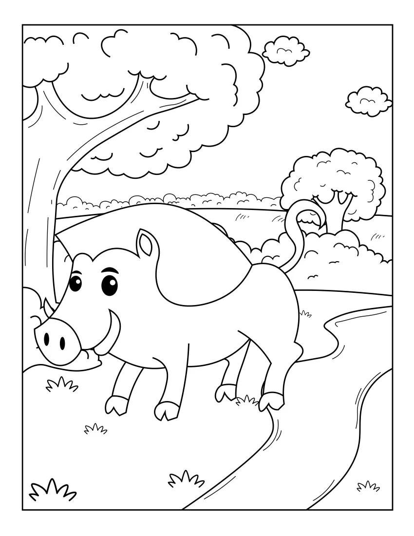 Animals coloring page (12)