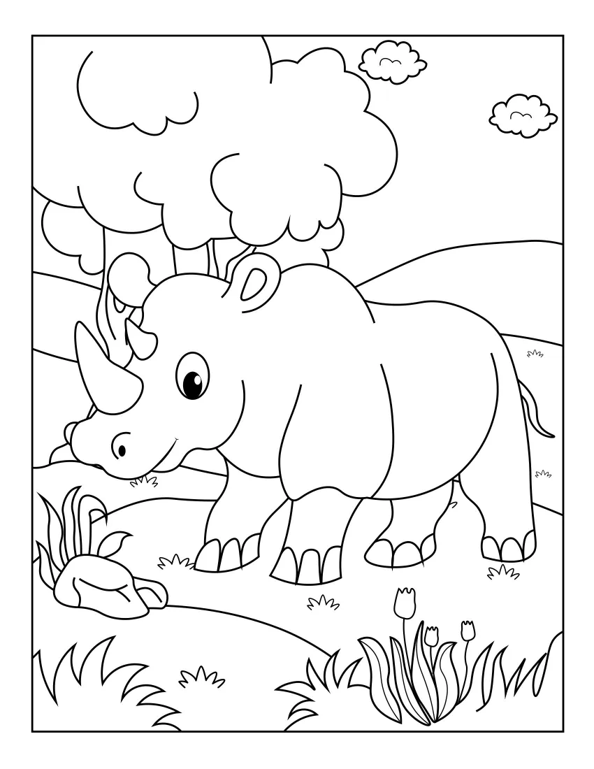 Animals coloring page (17)