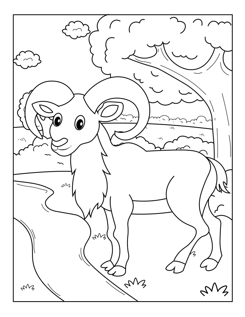 Animals coloring page (2)