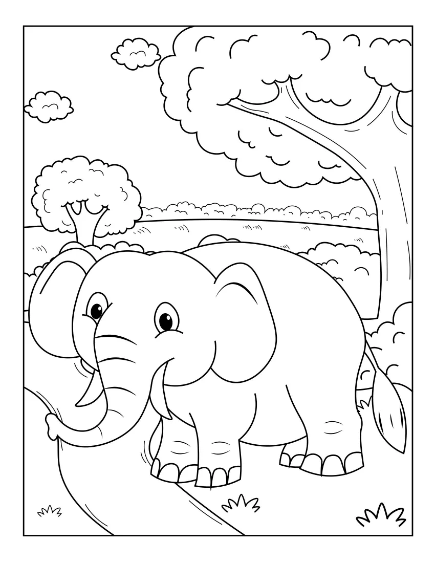 Animals coloring page (7)