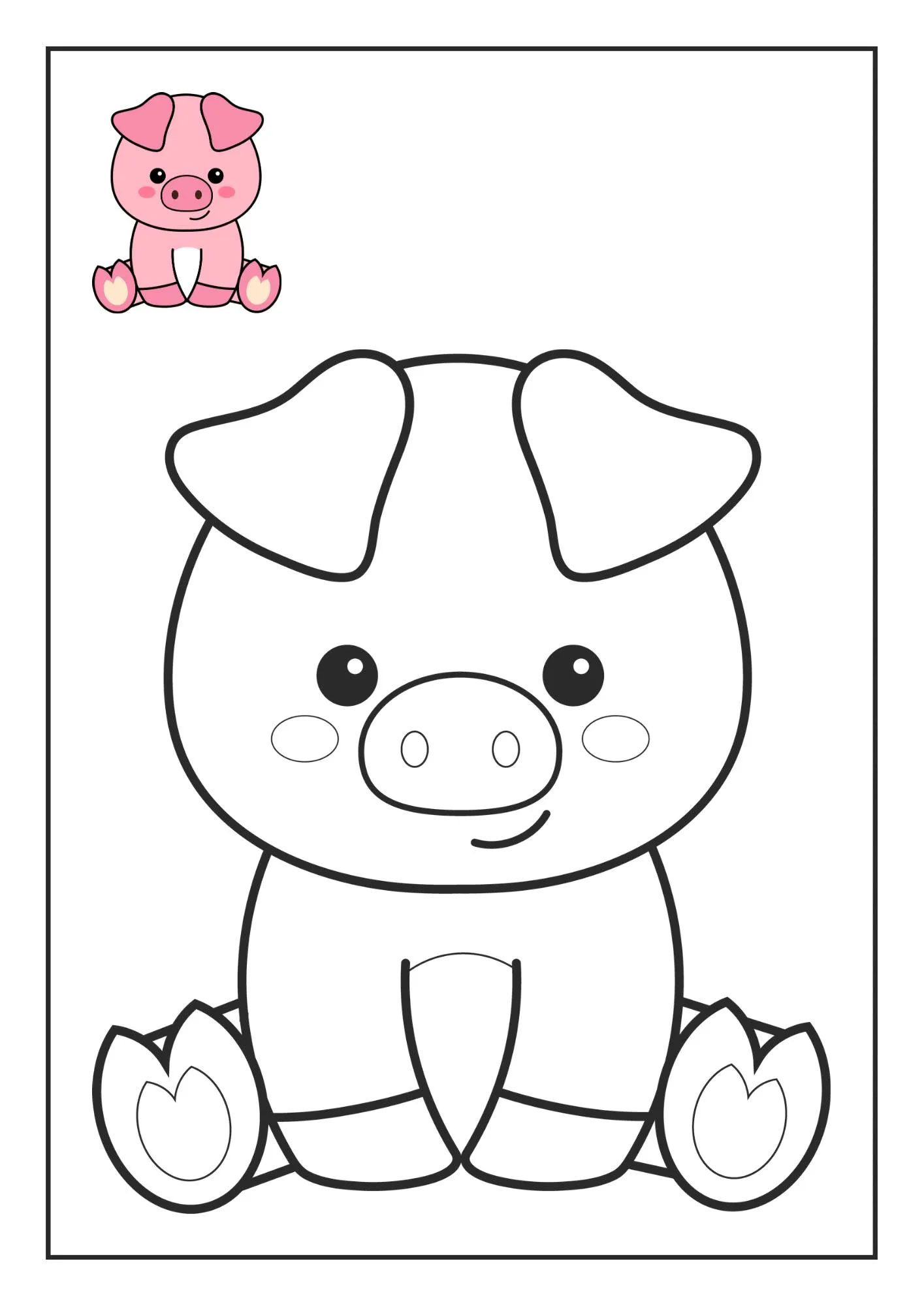 Animals coloring page (8)