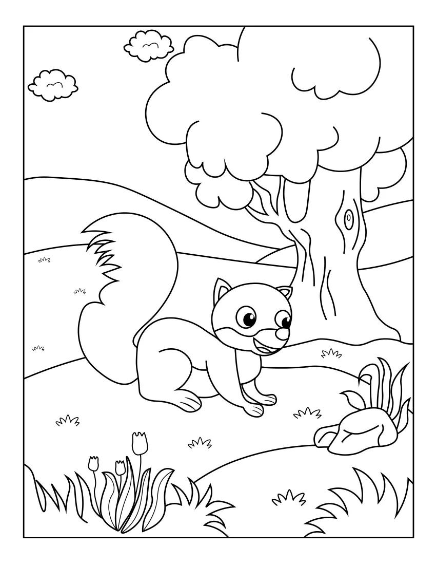 Animals coloring page (8)