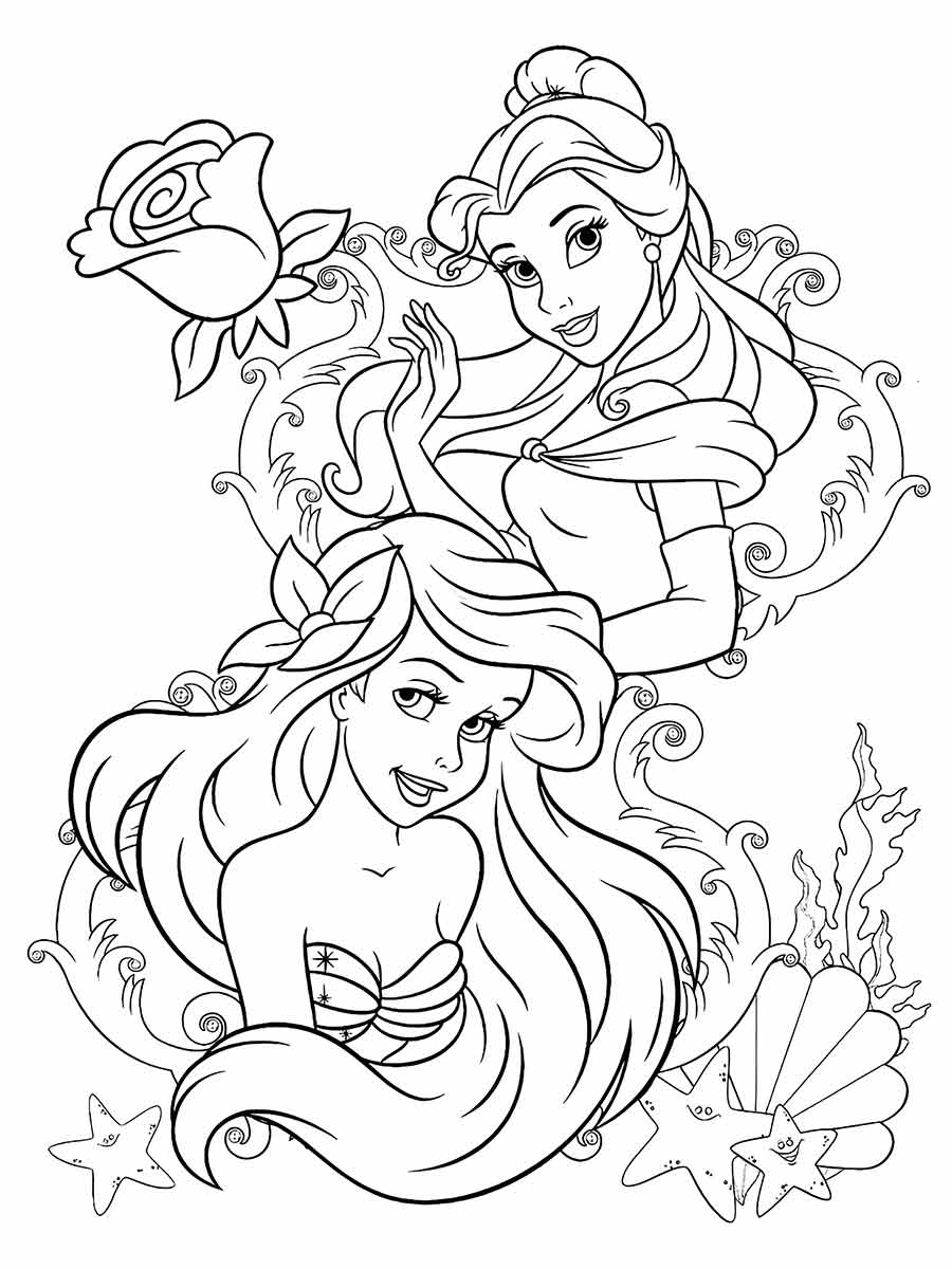 Ariel Coloring Page (106)